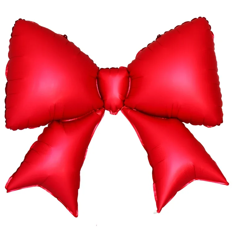 К 39"/100 см Бант красный сатин/1 шт.(Китай)