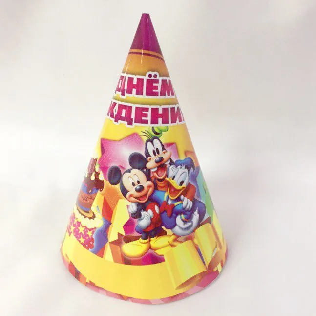 Колпачки 16 см. "Дисней"  уп / 6 шт.