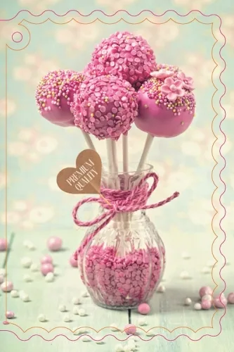 Мини-открытка "Букет из кейков" (20 шт.)