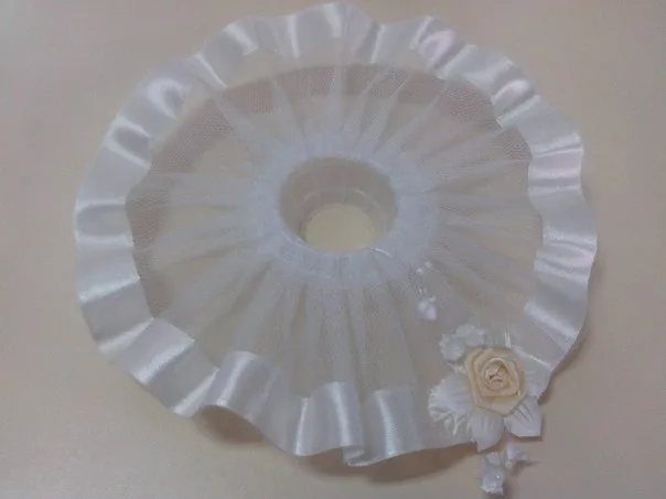 Юбка для свадебного букета