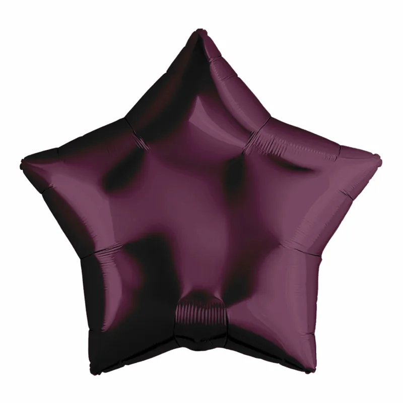 Р 9''/23 см Звезда, Темная вишня, 5 шт. в уп. (Россия)