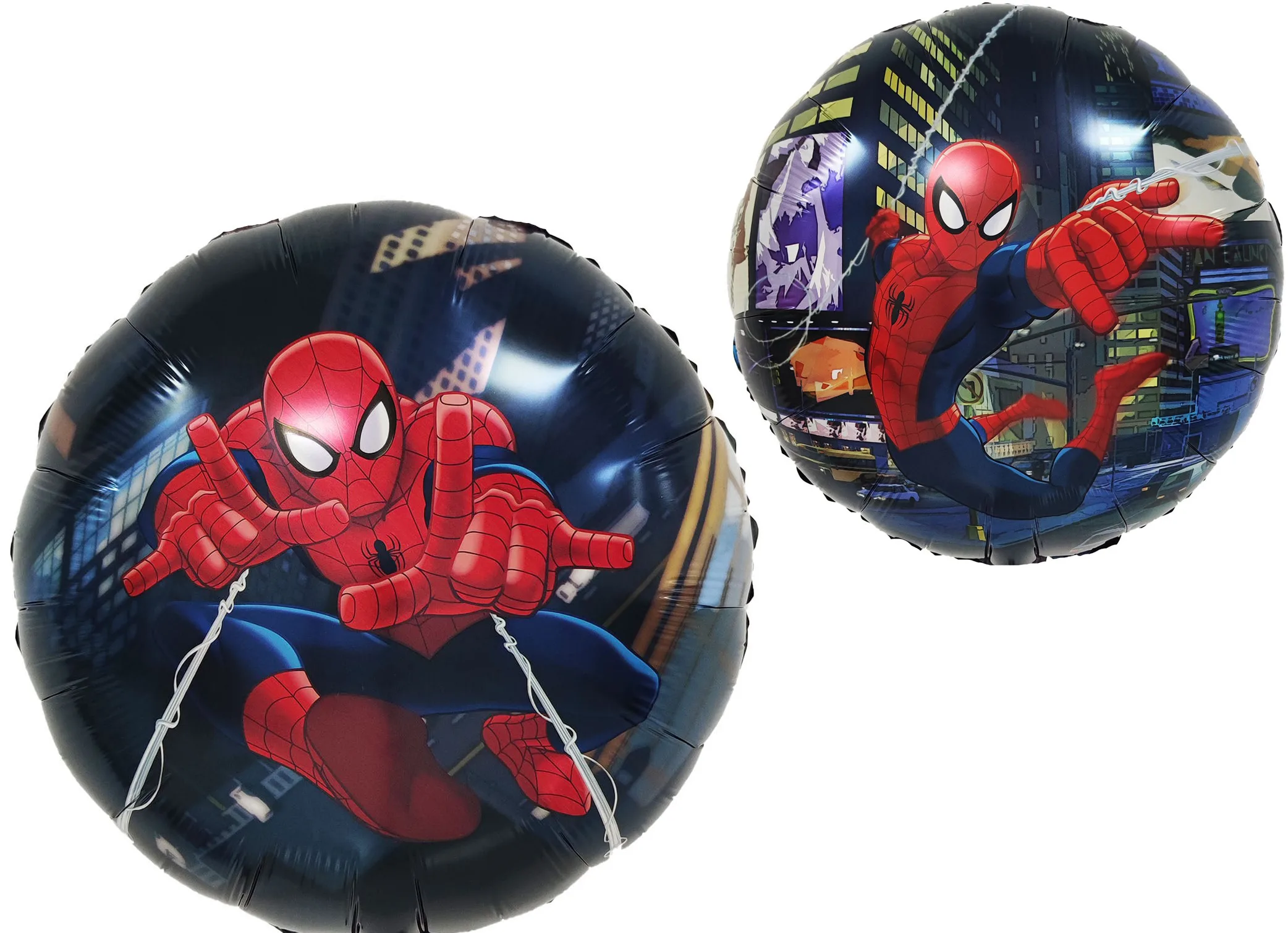 F 18"/48см Круг, Человек Паук, Дизайн №4, 1 шт. в уп.(Китай)