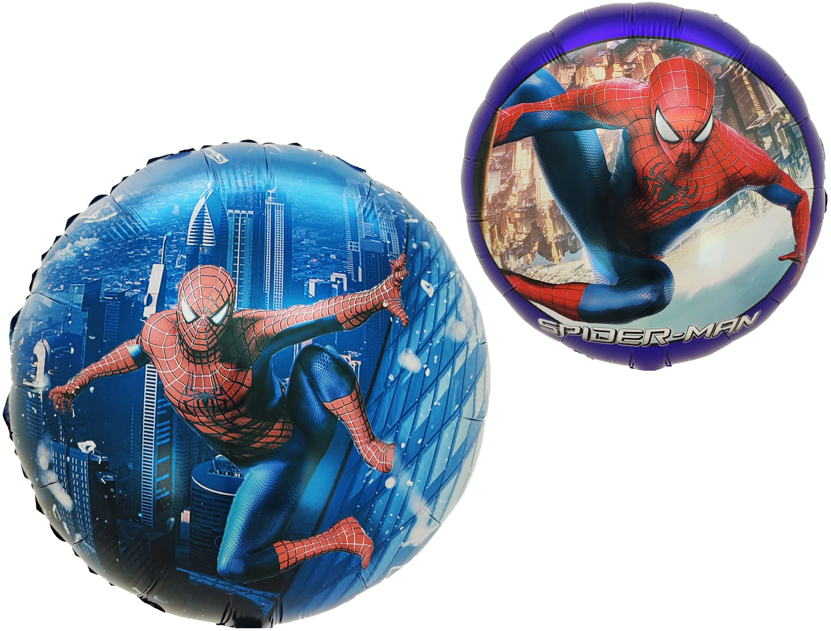 F 18"/48см Круг, Человек Паук, Дизайн №5, 1 шт. в уп.(Китай)