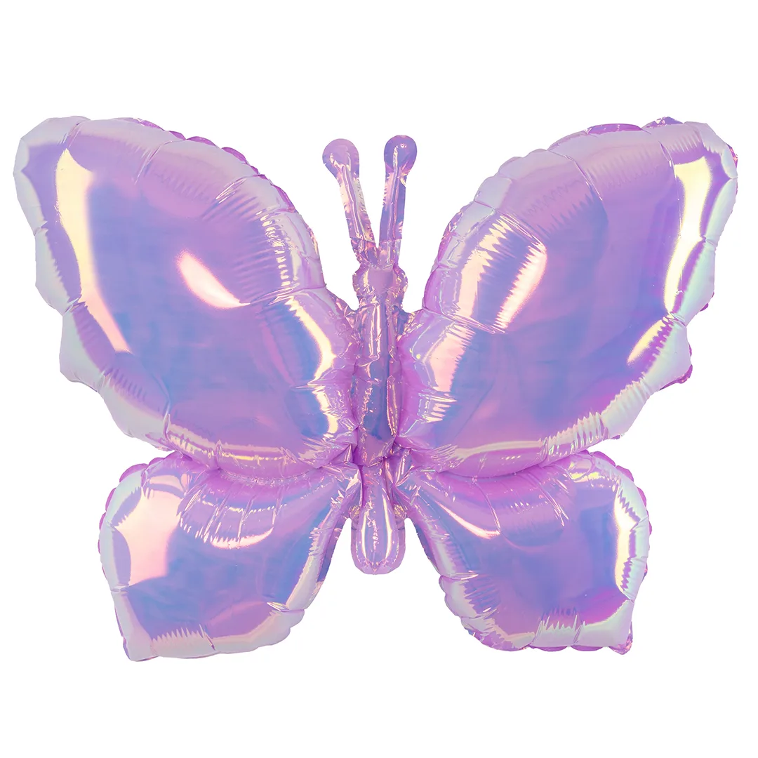 F 26"/66см Бабочка (надув воздухом), Сиреневый, Хамелеон, 1 шт. в уп.(Китай)