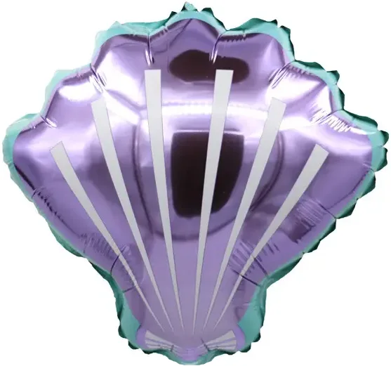 F 13"/33см Морская ракушка, Сиреневый, 1 шт. (Китай)