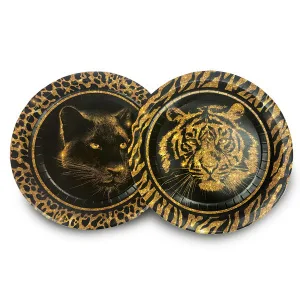 Тарелки бумажные Wild Party 23 см 6 шт