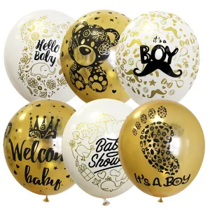 М 12"/30см Welcome Baby Boy, 25 шт. (Мексика)