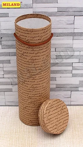 Тубус под бутылку со шнурком "Письма Джульетте" (9,2*9,2*32 см)