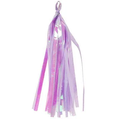 Гирлянда перламутровая Тассел, Нежно-розовая /набор 10 листов/