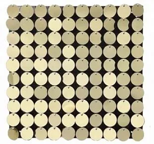 Панели с пайетками Золото 30*30 см