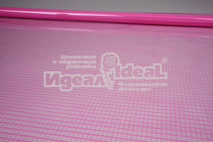 Пленка в рулоне цветная 70см х 0,24кг. Акцент (розовая)