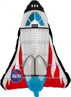 Р 35"/89см Космический шаттл, 1 шт. в упак. (Россия)