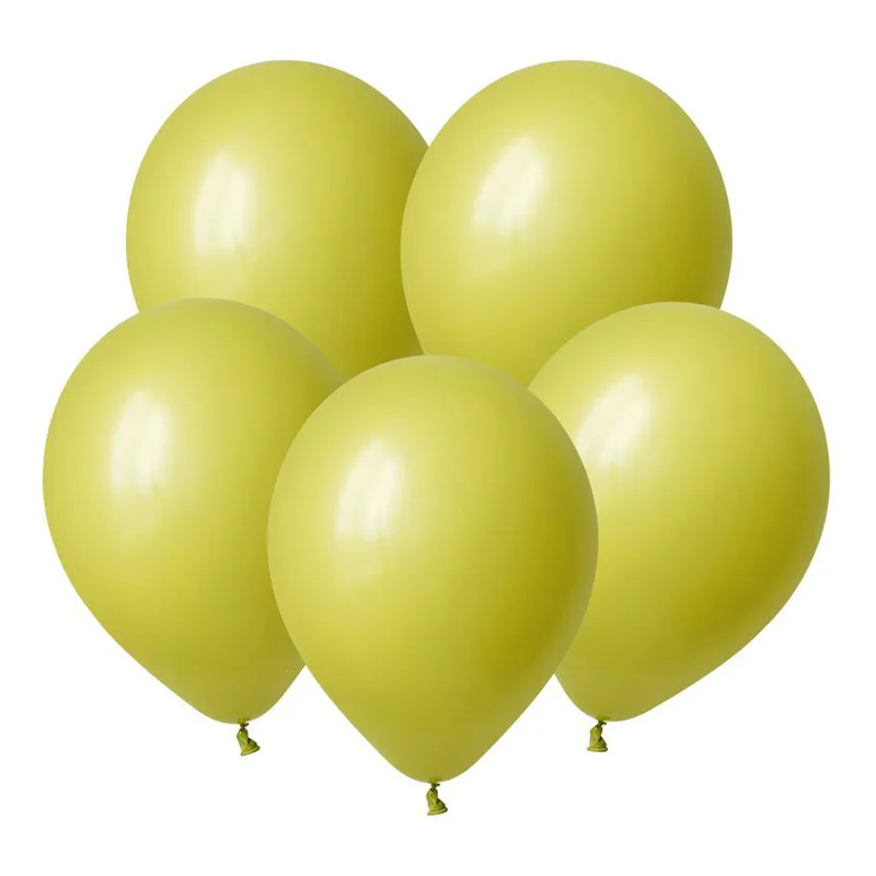 D 12"/30 см Оливково-желтый, Пастель / 100 шт. (Вьетнам)