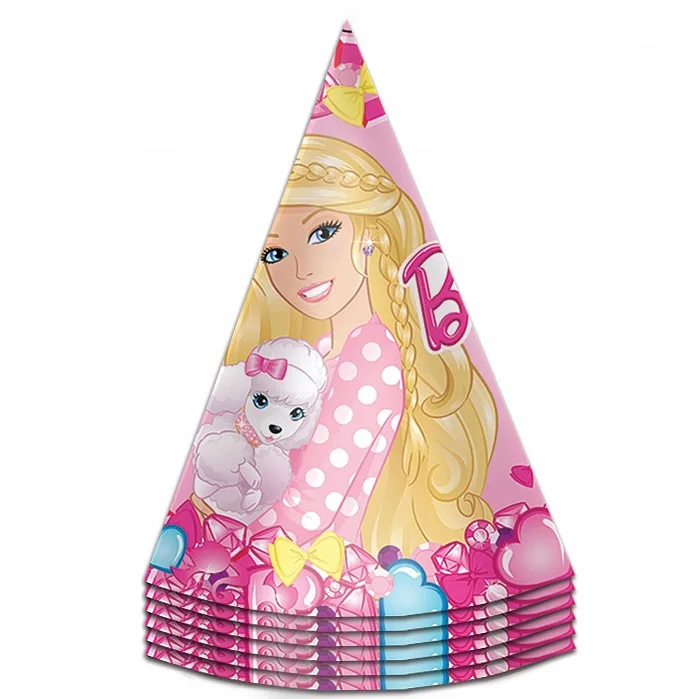 Колпак "Барби", /уп. 6шт.