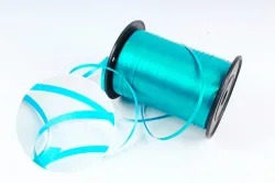 Лента бобина 0,5 см / 500 м Морская волна/голубой (Россия)