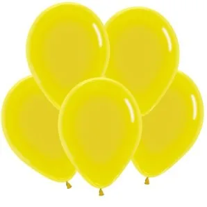 S Кристал 12"/30см Желтый / 100 шт. / (Колумбия)