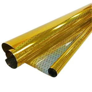 Пленка Голография Золото / рулон 70 см*7,1 м 40 мкм (Россия)