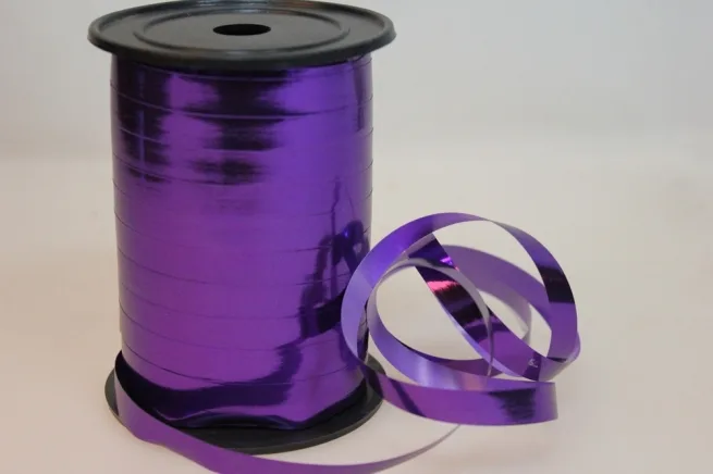 Лента металл бобина 1см*100ярд Фиолетовый (Россия)