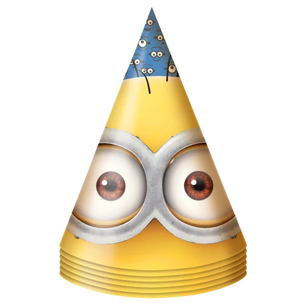 Колпак "Миньоны", /уп. 6шт.