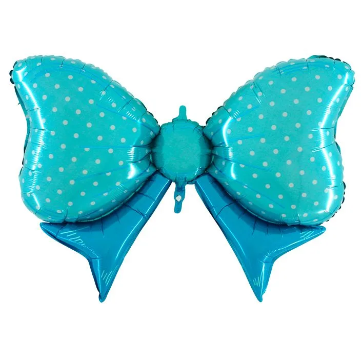 G 43" Бант голубой / 1 шт / (США)