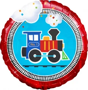С 18"/46см Круг, Паровоз, , 1 шт, (США)