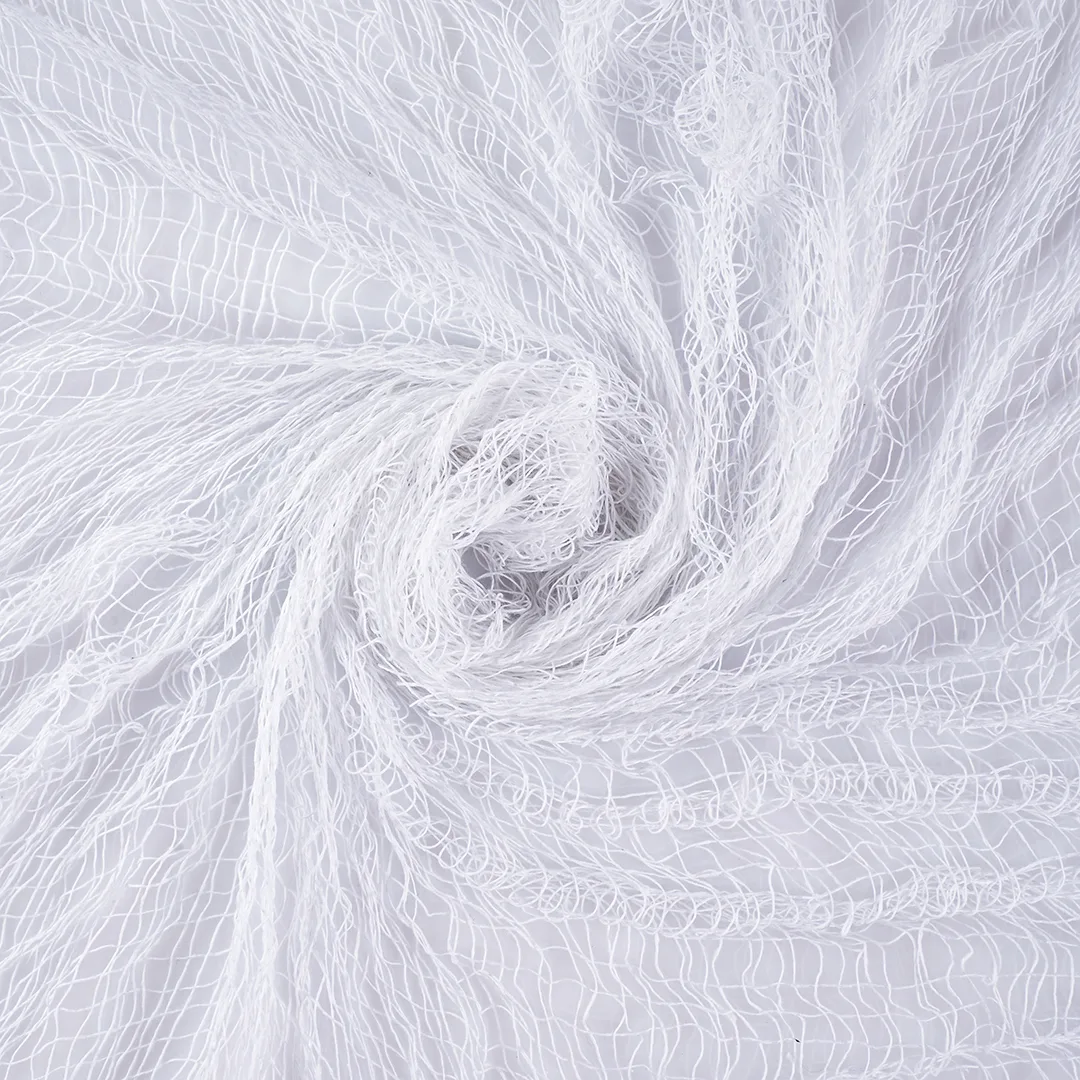 Декор.украшение, Истлевшая ткань - сетка для Хэллоуина, Белый, 76*183 см, 1 шт.