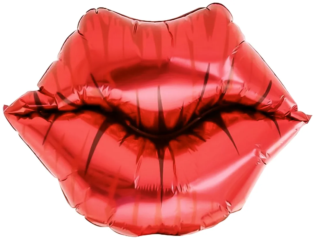F 28"/71см Губы, Поцелуй, 1 шт.(Китай)