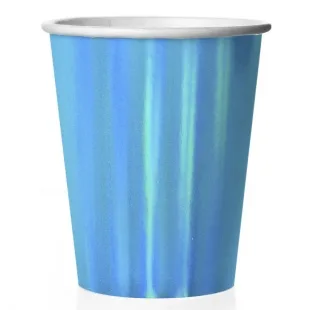 Стаканы 250 мл. "Лазурный", Голография/ набор 6 шт./ (Китай)