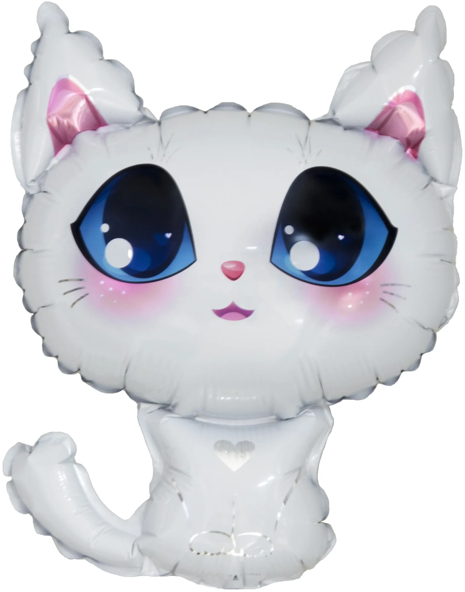 F 15"/38см Котенок, Белый, 1 шт. (Китай)