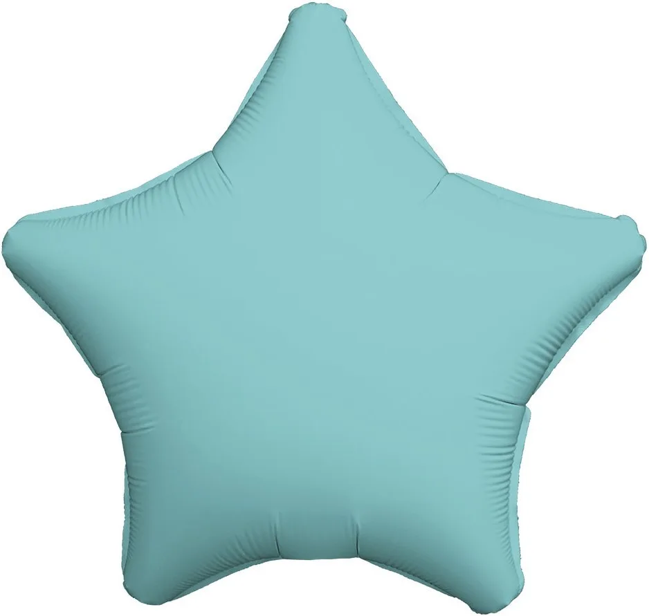 Р 18"/46см Звезда, Аквамарин, Сатин, 1 шт.(Россия)