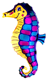 И 41 Морской конек (синий) / 1 шт / (Испания)