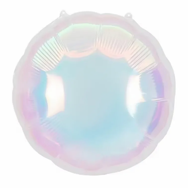 F 18"/46см Круг, Прозрачный, Перламутр, 1 шт.(Китай)