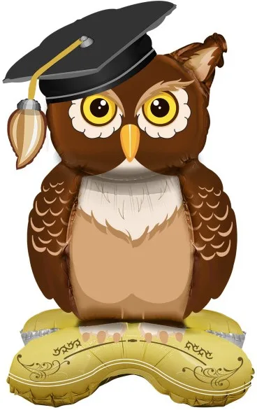 F 32"/81 см Фигура на подставке, Сова 1 шт. в уп.,(Китай)