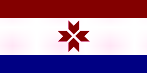 Флаг Республика Мордовия 90*135 с отверстием под флагшток (флаговая ткань)