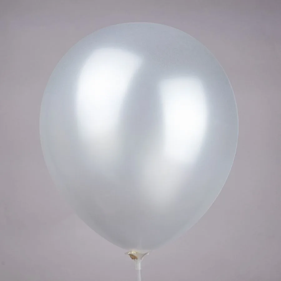 Б 10"/25см Перламутр Белый /50 шт./ (Таиланд)