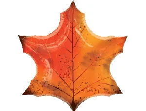 А 30" Лист Кленовый оранжевый/1 шт./(США)