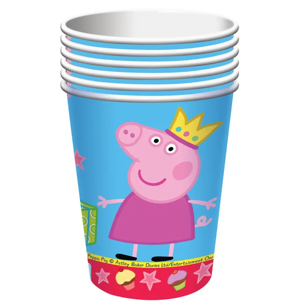 Стакан  "Пеппа-принцесса", 210мл, 6 шт.