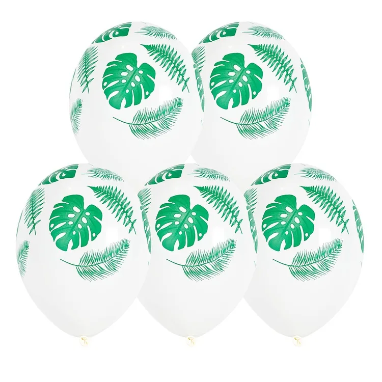 В 14"/36 см Листья тропические, Пастель, 25 шт.(Бельгия)