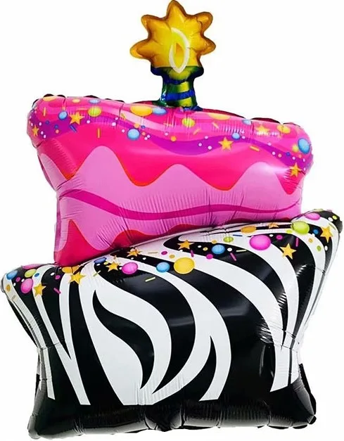 F 34''/86 см  Яркий торт, 1 шт. (Китай)