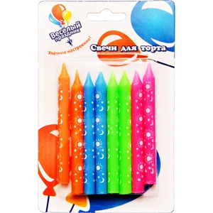 Свечи Ассорти Луна 8 шт.