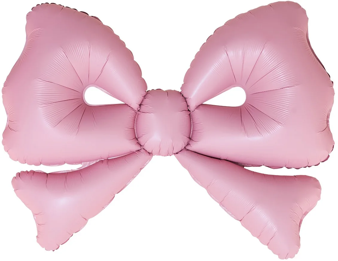 F 50"/127 см Бант, Розовый, Сатин, 1 шт. в упак. (Китай)