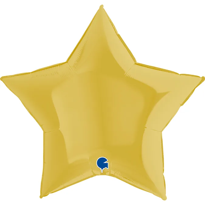 G 36"91см Звезда, Светлое золото, 1 шт.(Италия)