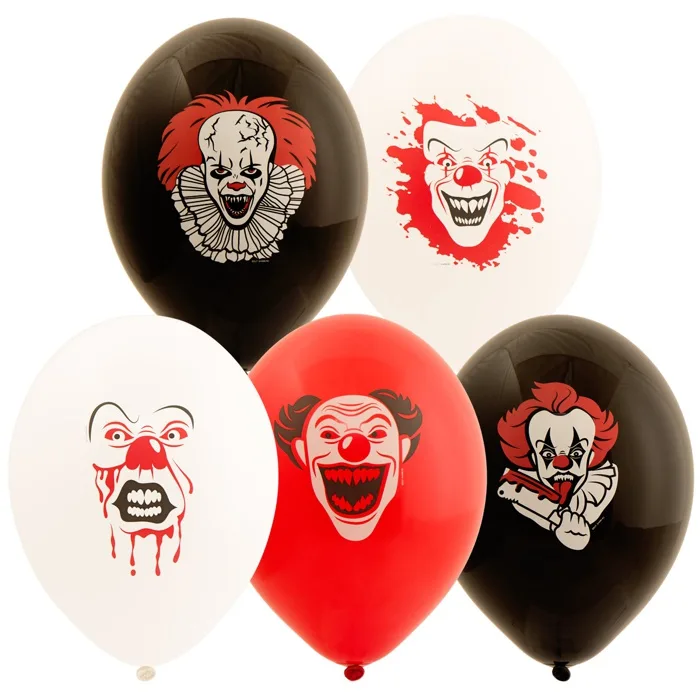 В 14"/36см Клоун ужасный, 2 цв../50 шт./(Бельгия)