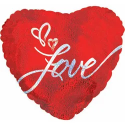 И 26 Сердце Просто Люблю Тебя, Голография/ 1 шт / (Испания)