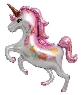 F 47"/119см Цветочный единорог, 1 шт. (Китай)