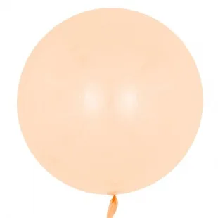 К 18"/46см Сфера 3D , Deco Bubble, Оранжевый, Кристалл 1 шт. (Китай)