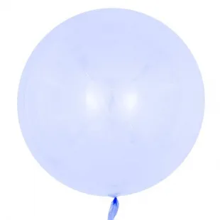 К 18"/46см Сфера 3D , Deco Bubble,Сиреневый, Кристалл 1 шт. (Китай)