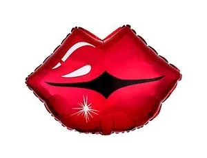 А 17"/43см Губы красные/1 шт./(США)