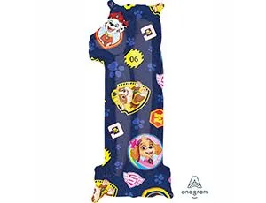 А 26" Цифра "1" Щенячий патруль/ 1 шт./ (США)