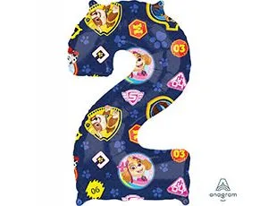 А 26" Цифра "2" Щенячий патруль/ 1 шт./ (США)